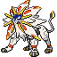 Solgaleo front sprite in SoulGold