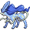 Suicune shiny sprite in SoulGold