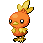 Torchic front sprite in SoulGold