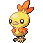 Torchic shiny sprite in SoulGold