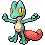Treecko shiny sprite in SoulGold