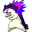 Typhlosion shiny sprite in SoulGold