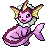Vaporeon shiny sprite in SoulGold