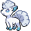 Alolan Vulpix front sprite in SoulGold
