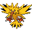 Zapdos shiny sprite in SoulGold