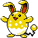 Azumarill shiny sprite in Sour Crystal