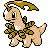 Bayleef shiny sprite in Sour Crystal