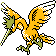 Fearow shiny sprite in Sour Crystal