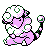 Flaaffy shiny sprite in Sour Crystal
