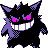 Gengar shiny sprite in Sour Crystal