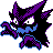 Haunter shiny sprite in Sour Crystal