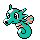 Horsea shiny sprite in Sour Crystal