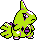 Larvitar shiny sprite in Sour Crystal