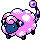 Mareep shiny sprite in Sour Crystal
