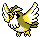 Pidgey shiny sprite in Sour Crystal