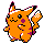 Pikachu shiny sprite in Sour Crystal