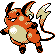 Raichu shiny sprite in Sour Crystal