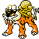 Raikou shiny sprite in Sour Crystal