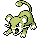 Rattata shiny sprite in Sour Crystal
