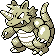 Rhydon shiny sprite in Sour Crystal