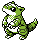 Sandshrew shiny sprite in Sour Crystal