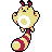 Sentret shiny sprite in Sour Crystal