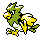 Spearow shiny sprite in Sour Crystal