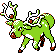 Stantler shiny sprite in Sour Crystal