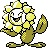 Sunflora shiny sprite in Sour Crystal