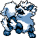 Arcanine shiny sprite in Polished Crystal