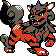 Hisuian Arcanine front sprite in Polished Crystal