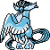 Galarian Articuno shiny sprite in Polished Crystal