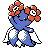 Bellossom shiny sprite in Polished Crystal