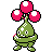 Bonsly shiny sprite in Polished Crystal