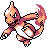 Charmeleon shiny sprite in Polished Crystal