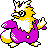 Delibird shiny sprite in Polished Crystal