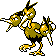 Dodrio shiny sprite in Polished Crystal