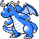 Dragonite shiny sprite in Polished Crystal