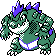 Feraligatr shiny sprite in Polished Crystal