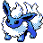 Flareon shiny sprite in Polished Crystal
