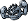 Alolan Geodude front sprite in Polished Crystal
