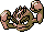 Alolan Geodude shiny sprite in Polished Crystal