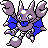 Gligar shiny sprite in Polished Crystal