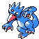 Golduck shiny sprite in Polished Crystal