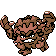 Alolan Graveler shiny sprite in Polished Crystal