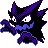 Haunter shiny sprite in Polished Crystal