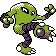 Hitmonlee shiny sprite in Polished Crystal