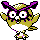 Hoothoot shiny sprite in Polished Crystal