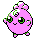 Igglybuff shiny sprite in Polished Crystal