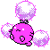 Jumpluff shiny sprite in Polished Crystal
